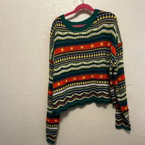 Shein crochet sweater